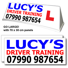 Mini Rover Roof Sign - Graphic Advantage Tri-Pak XTRA